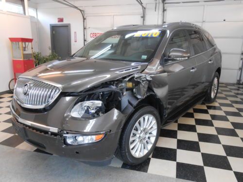 2010 buick enclave cxl 37k no reserve salvage rebuildable leather loaded