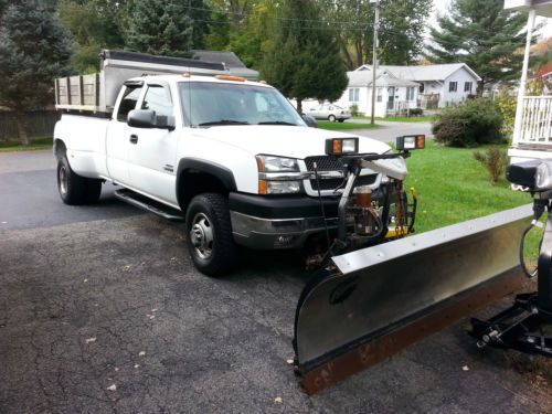 2003 chevy silverado 3500 4x4 dually with plow