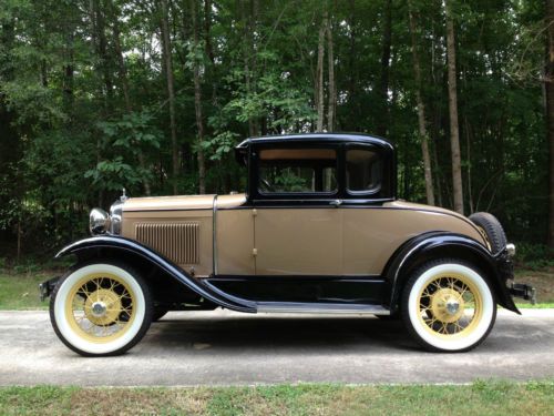 1931 model a rumble seat coupe  restored to &#034;museum quality&#034;