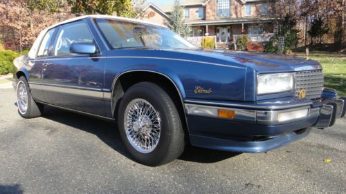 1991 cadillac eldorado. blue/white. 75k miles. cadillac eldorado**