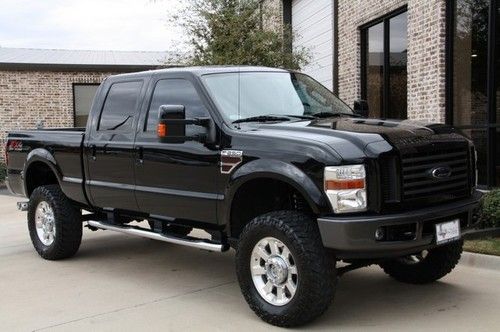 Fx4,6.4l turbo diesel,rear view camera,remote start,black/blk leather,warranty