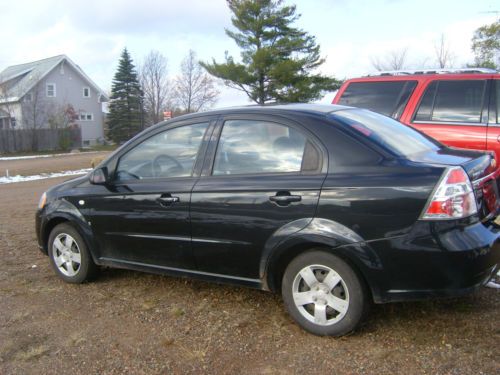 2008 chevrolet aveo ls, 4 door, black, automatic, average condition, cruise