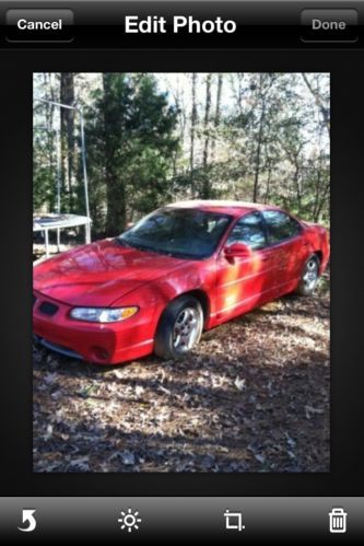 Pontiac grand prix supercharger 1998 red tan interior needs motor work or motor