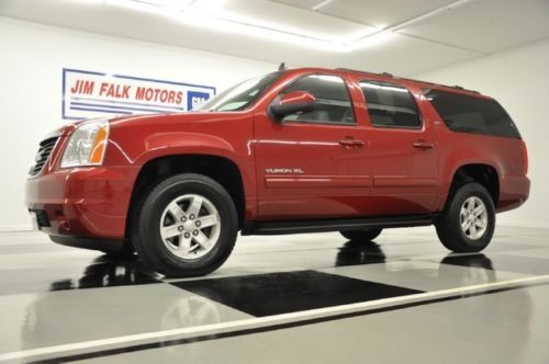 Red 2013 yukon xl slt 2 dvd scrn 4wd sunroof camera awd camera heated leather 12