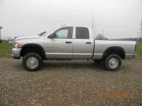 2004 dodge ram 2500  4x4  quad cab