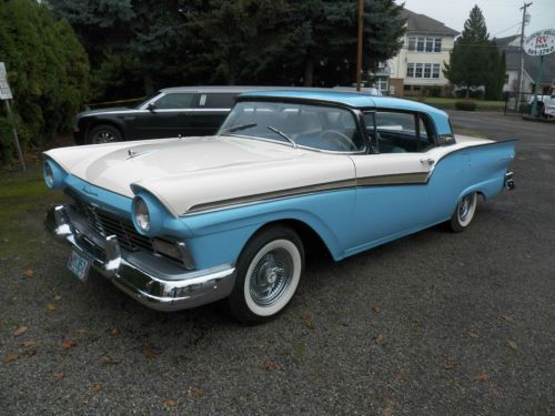 1957 ford fairlane 500 skyliner convertible hard top v8 fordomatic