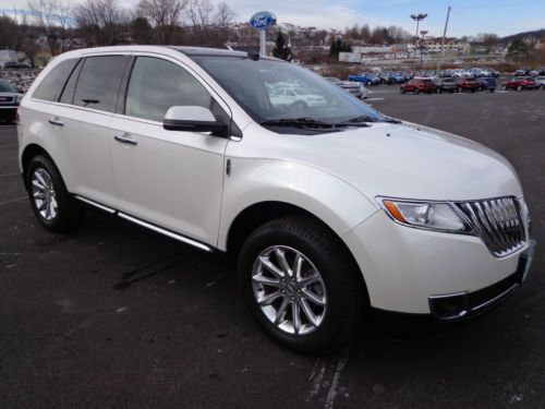 Certified 2012 mkx v6 awd navigation sunroof rear view camera video 1 owner