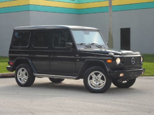 G500 g wagon black/black sunroof gps navigation loaded