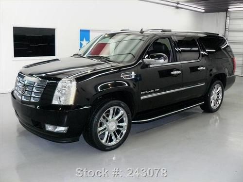 2011 cadillac escalade esv nav rear cam dual dvd 22's!! texas direct auto