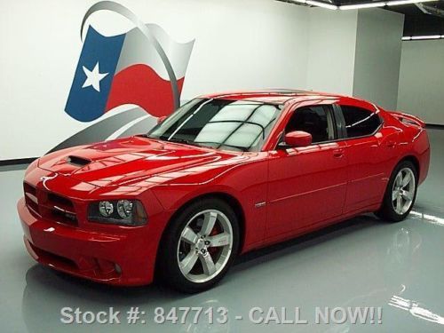 2007 dodge charger srt-8 6.1l hemi sunroof nav 20&#039;s 28k texas direct auto