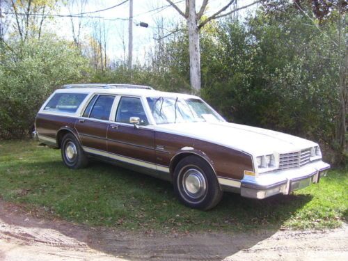 1981 buick lesabre estate station wagon w/olds 350 rocket v-8 rebuilt no reserve