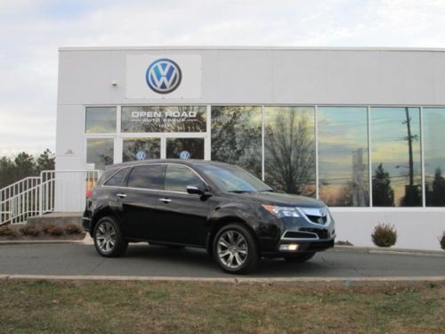 Beautiful black w/ umber interior mdx w/ advance package, navi, premium wheels