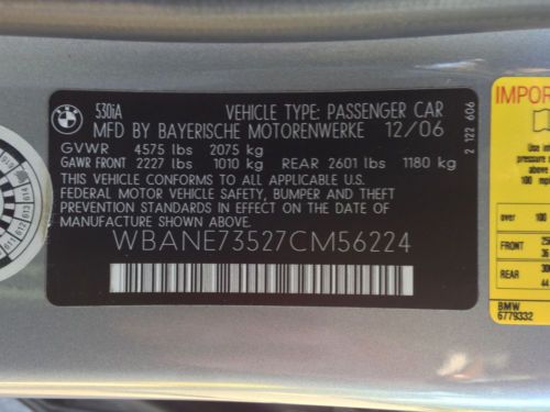 530i Blue on Tan Dakota Leather w/ 60k Miles + Sport & Premium Package!, image 15