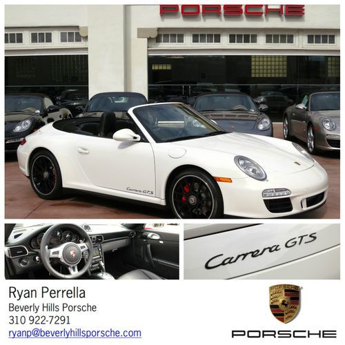 Make offer 997 white black 2k mi gts cab nav bose ventilation  beverly hills cpo