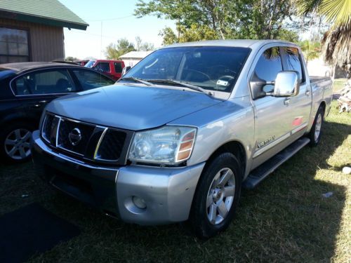 2006 nissan titan le silver crew cab 2wd