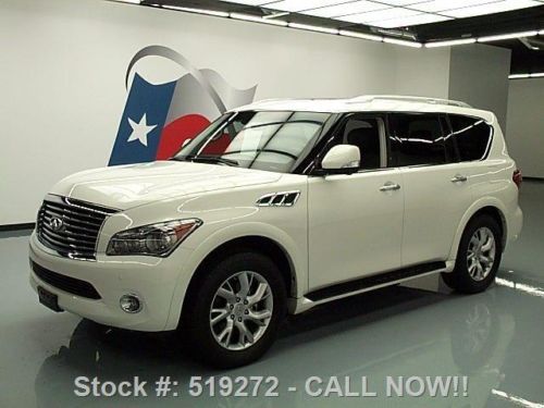 2012 infiniti qx56 theater sunroof nav dvd rear cam 8k! texas direct auto