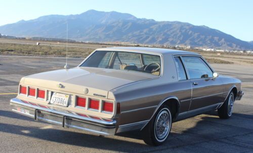 Sell used 1981 Chevrolet Caprice Classic Coupe No Reserve in Los