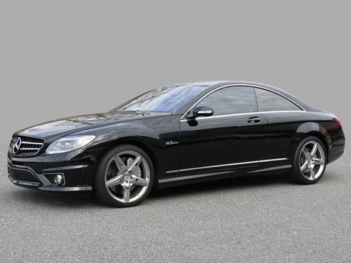 2008 mercedes cl 63 amg/ very low mileage-one owner!!/ black over black
