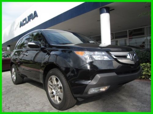 09 black 3.7l v6 sh-awd 7-passenger suv *heated leather seats *cd changer *fl