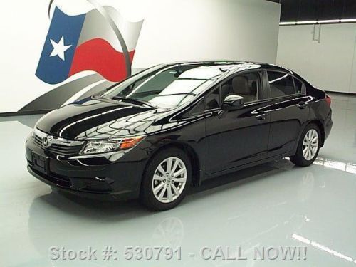 2012 honda civic ex sedan automatic sunroof alloys 19k texas direct auto