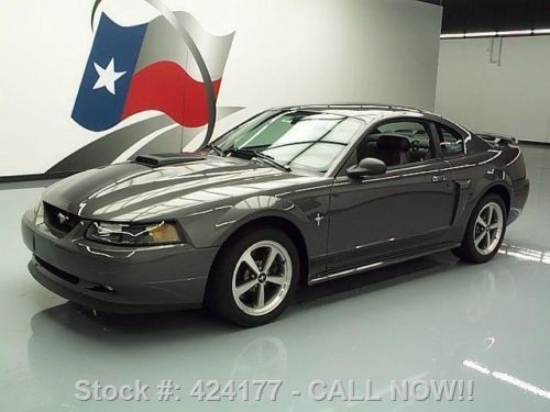 2003 ford mustang mach 1 5-spd spoiler shaker hood 16k! texas direct auto