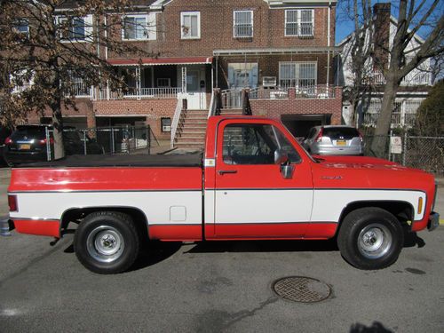 1980 silverado c-10 short bed dual tanks built v8 rust-free truck!