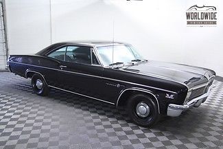 1966 chevrolet impala  factory black car original 396 big block
