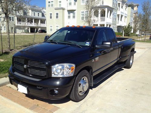 2007 black dodge 2wd 6.7l cummins diesel dually - excellent condition!!!