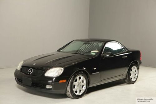 1998 mercedes slk230 convertible supercharged lether alloys sport pkg cln carfax