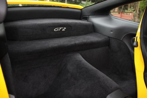 Rare 2002 Porsche 911 GT2 Yellow Black 7200 Miles Carrera Design Collectors Item, image 4