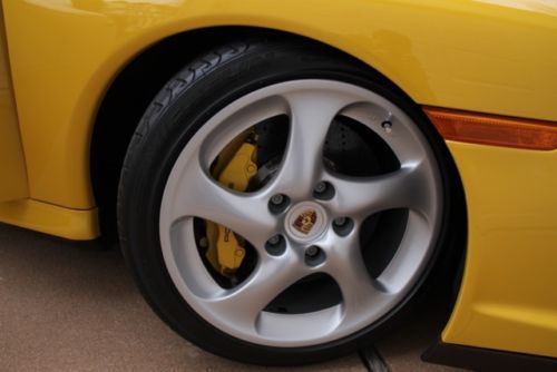 Rare 2002 Porsche 911 GT2 Yellow Black 7200 Miles Carrera Design Collectors Item, image 14