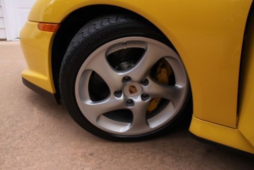 Rare 2002 Porsche 911 GT2 Yellow Black 7200 Miles Carrera Design Collectors Item, image 15