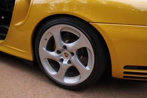 Rare 2002 Porsche 911 GT2 Yellow Black 7200 Miles Carrera Design Collectors Item, image 17