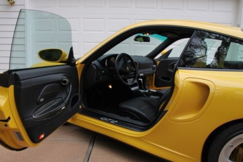 Rare 2002 Porsche 911 GT2 Yellow Black 7200 Miles Carrera Design Collectors Item, image 18