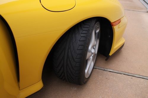 Rare 2002 Porsche 911 GT2 Yellow Black 7200 Miles Carrera Design Collectors Item, image 19