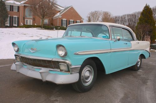 1956 CHEVY BELL AIR 265 POWER PACK HARD TOP, image 2