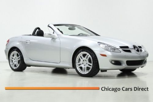 07 slk350 convertible v6 premium 2 6cd sirius airscarf 66k mls one owner