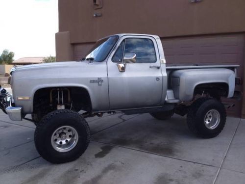 1987 chevy silverado stepside pickup truck 4x4