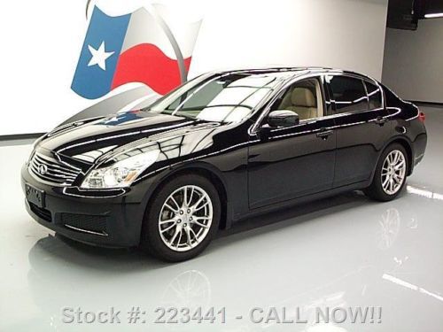 2008 infiniti g35 journey sedan htd leather sunroof 44k texas direct auto