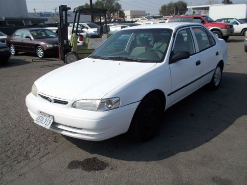 2000 toyota corolla, no reserve