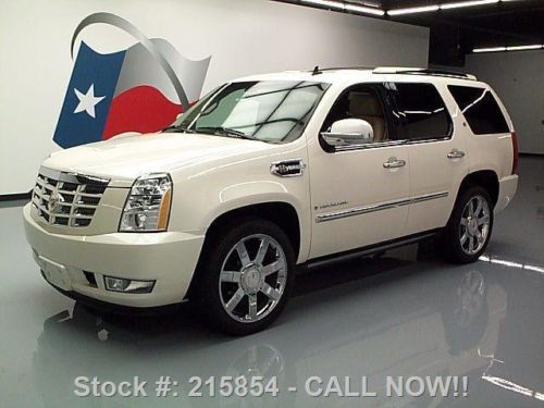 2009 cadillac escalade hybrid sunroof nav dvd 22&#039;s 58k texas direct auto