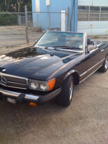 1983 mercedes 380 sl convertible, soft and hard top  100,000 miles