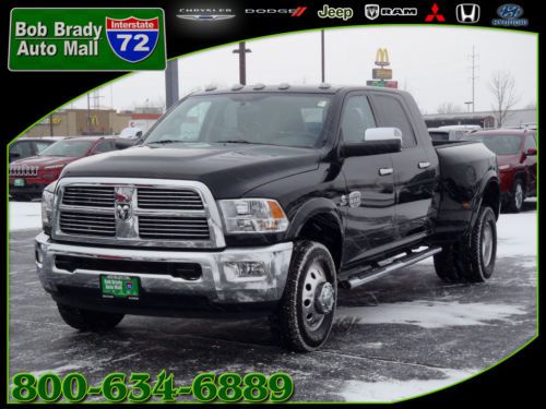 2012 ram 3500 laramie longhorn extended crew cab pickup 4-door 6.7l