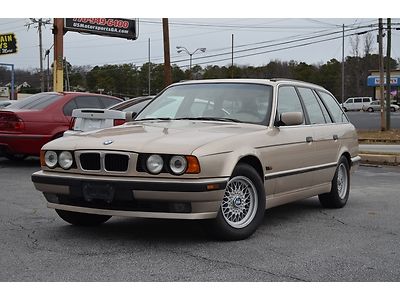 1995 bmw 525it wagon *beige metallic*clean carfax*clean! no reserve e34  525i