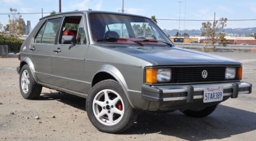 1981 volkswagen rabbit diesel 4-door hatch mk1 vw 5-speed