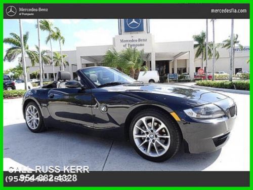 2006 bmw z4 3.0i 3l i6 24v automatic rear wheel drive convertible premium