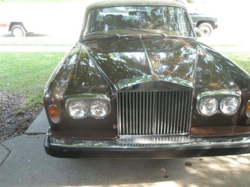 1976 ROLLS ROYCE SILVER SHADOW 4DR SEDAN / WALNUT EXTERIOR AND TAN INTERIOR, US $4,500.00, image 2
