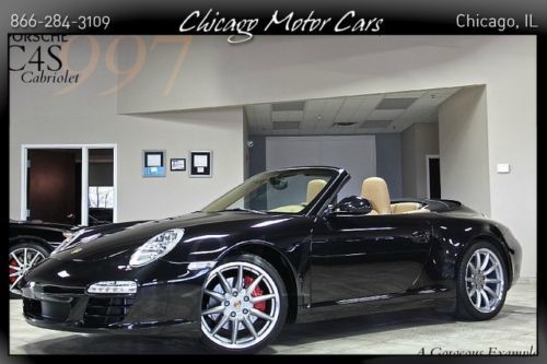 2011 porsche 911 carrera 4s cabriolet $121k+msrp 16k miles bose navigation 6spd