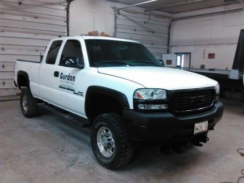 2001 gmc sierra 2500 hd slt extended cab pickup 4-door 6.6l duramax!