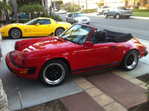 1985 porsche 911 carrera convertible 2-door 3.2l